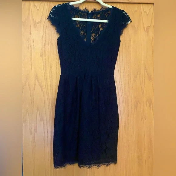 Babaton black lace mini dress Babaton black lace mini dress